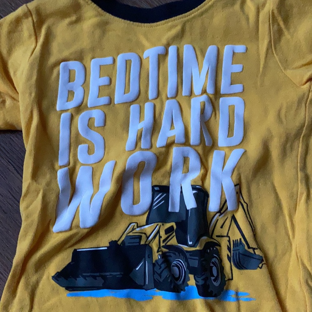 Bed time is hard work PJs - Picture 2 of 4